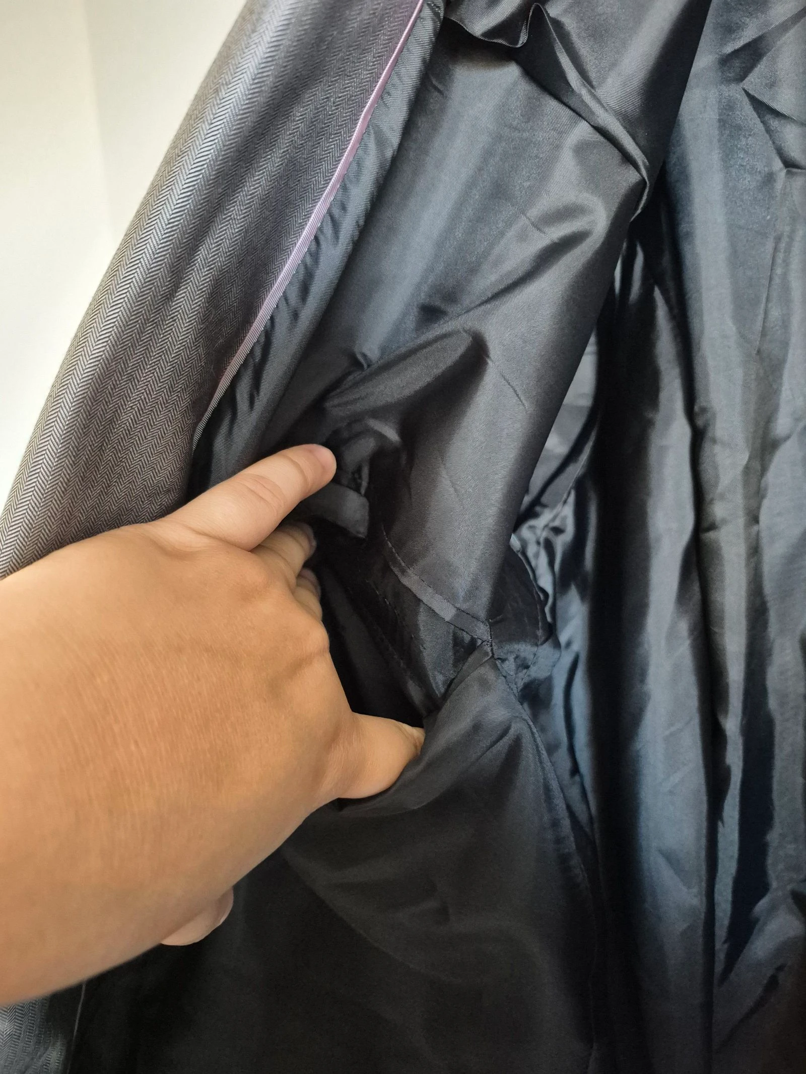 Gray suit jacket – Very good condition – photo 8